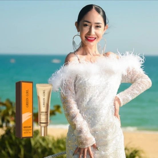 绿姑娘绿姑娘光感无暇遮瑕膏提亮肤色均匀肤色遮瑕包邮保湿轻薄