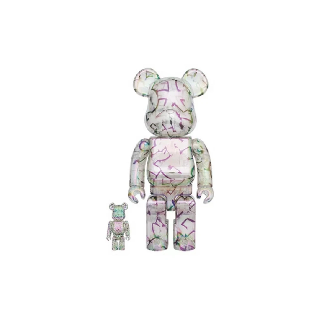 Bearbrick 积木熊Jimmy choo亮灯400%+100%