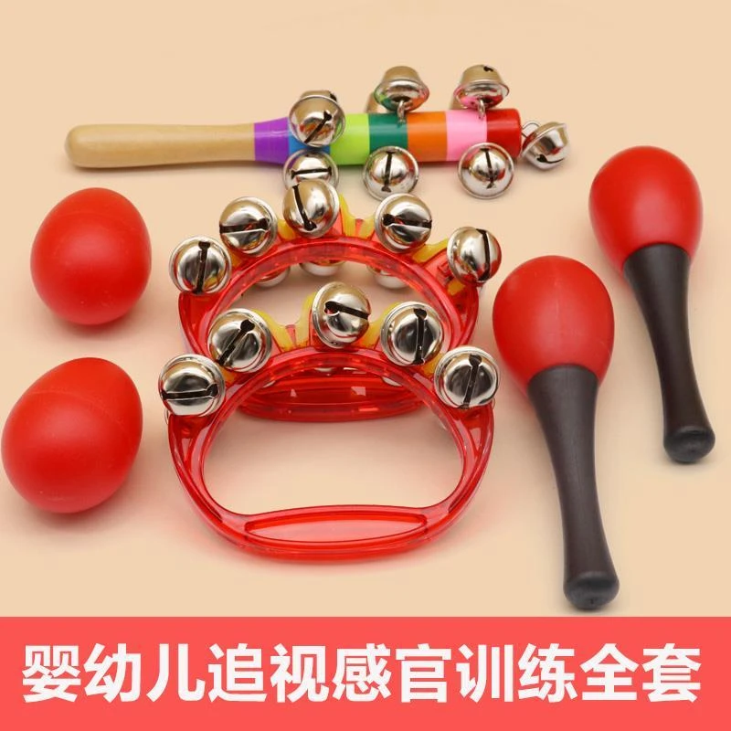 新生婴儿玩具摇铃沙锤早教益智0-6-8-12个月手摇抓握训练玩具哄娃