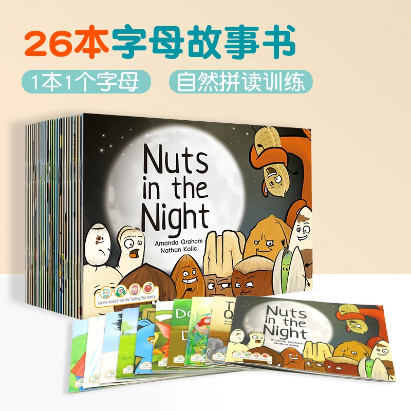 2-6岁A TO Z Letter Sounds 自然拼读A-Z字母故事集