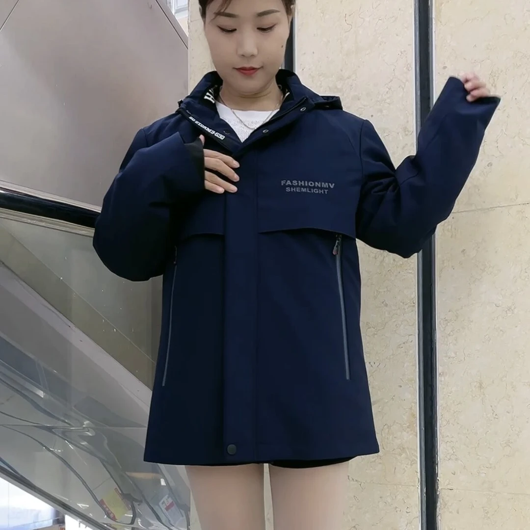 时尚可拆帽男款青根貂皮草派克服（衣长75cm左右）