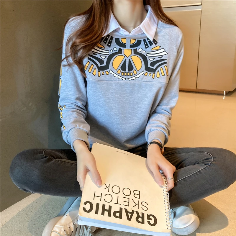 哺乳上衣服春秋款外出辣妈月子服装产后期内搭可外穿喂奶潮装卫衣