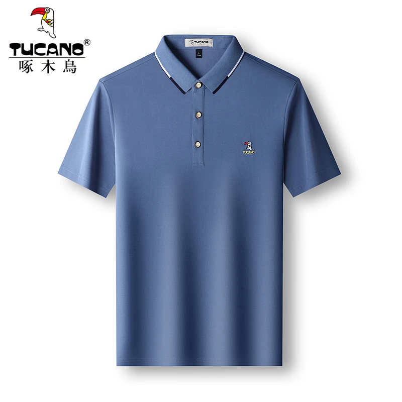 TUCANO/啄木鳥夏季新款 丝光棉 短袖t恤 男 polo衫5A