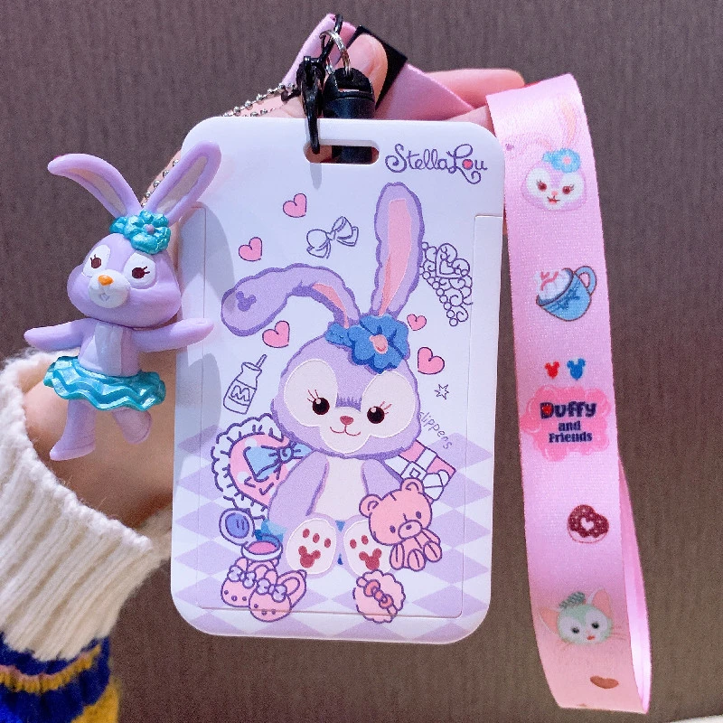 少女卡通接送卡幼儿园胸卡证件卡套工作证校园学生饭卡公交卡套保