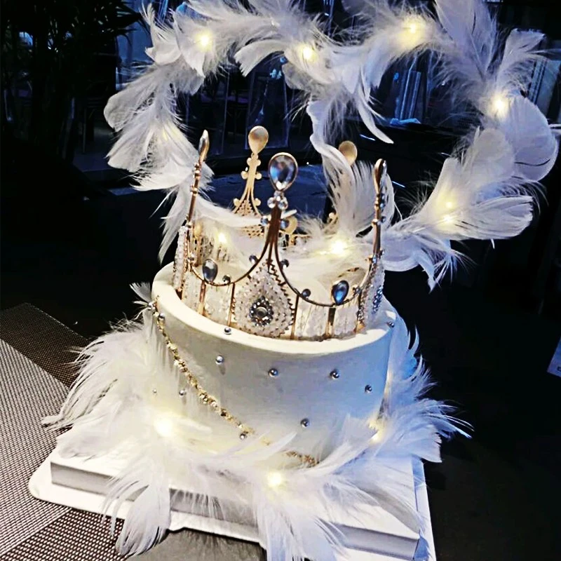 皇冠蛋糕装饰生日大女王小女王皇冠蛋糕摆件