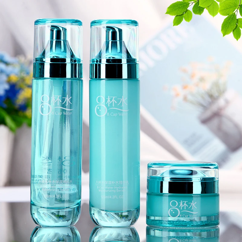 护肤水乳套装韩茗八杯水学生女补水保湿清爽不油腻推荐化妆品套装