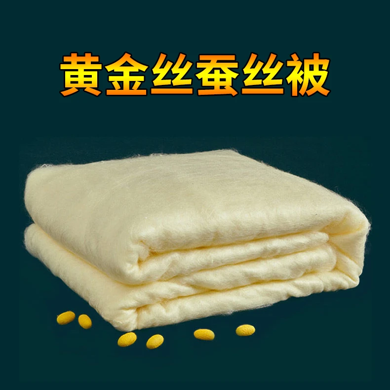 正宗黄金茧蚕丝被100%桑蚕丝长丝被芯