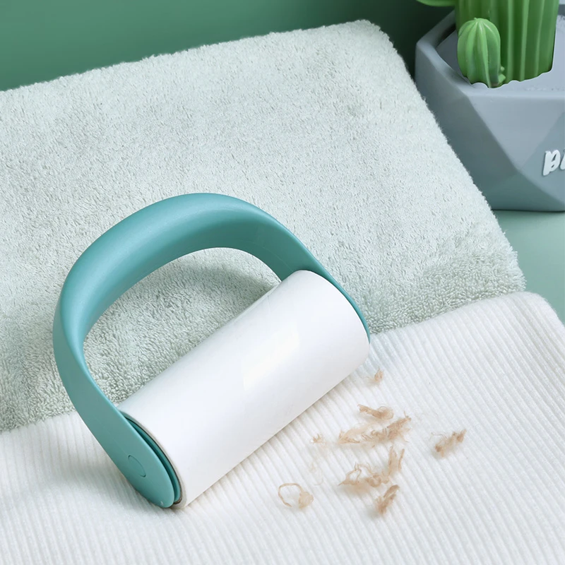 粘毛器可撕式滚筒毡滚刷粘毛沾毛除毛衣服去黏毛刷衣物清理卷纸吸