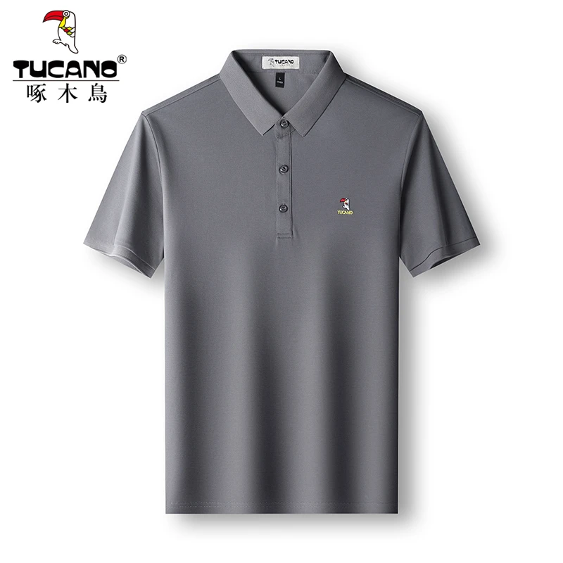 TUCANO/啄木鳥夏季新款 丝光棉 短袖t恤 男 polo衫 棉