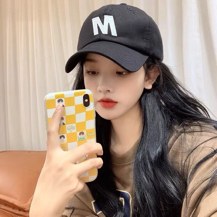 鸭舌帽帽子男潮女ins潮牌春夏季日系防晒防紫外线遮阳百搭棒球帽