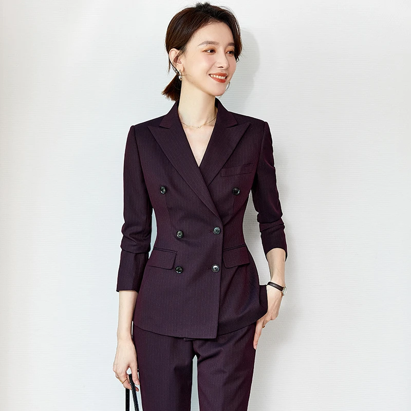 西装秋冬西服套装女高端大气上档次职业装女性时尚2025年爆款洋气