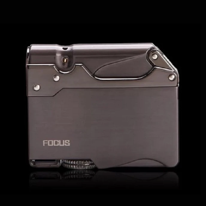 新潮流个性坦克点头电子防风充气直冲免费刻字送男友礼品打火机