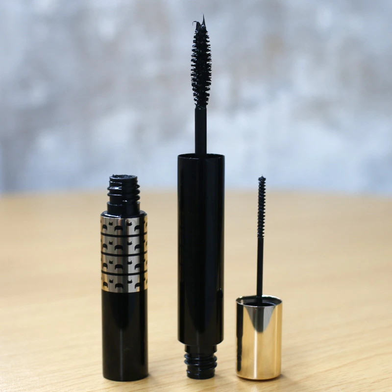 色彩主义黑色睫毛膏金丝猫媚眼双头卷翘不晕染纤长防水汗持久浓密