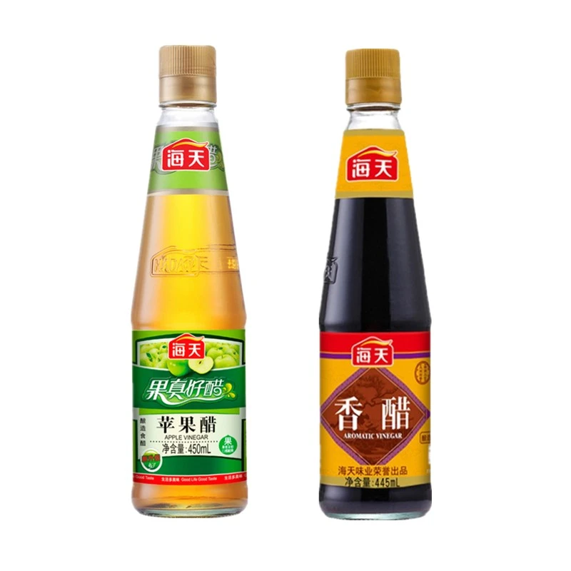 海天苹果醋450ml+香醋445ml  凉拌醋饺子醋 调制醋饮 酿造食醋
