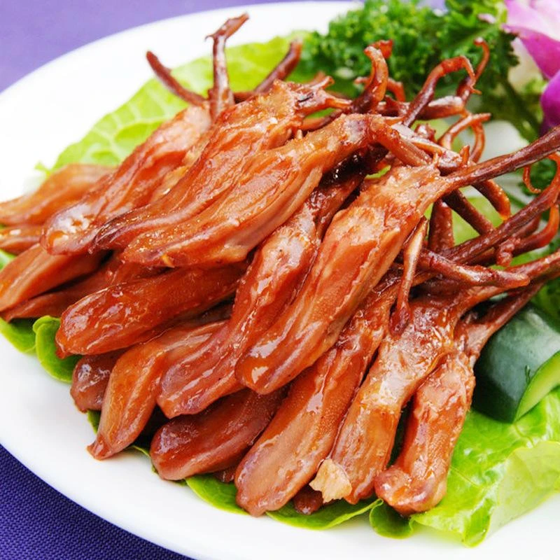 温州鸭舌生蒸 温州特产生鸭舌头500克称重小吃酱鸭舌零食温州特产