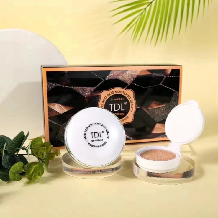TDL【正装+4个替换装】TDL氨基酸 澎湃肤色 保湿提亮 遮瑕 气垫bb霜