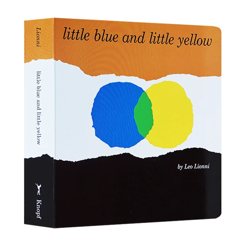 小蓝和小黄 英文原版 Little Blue and Little Yellow 颜色认知