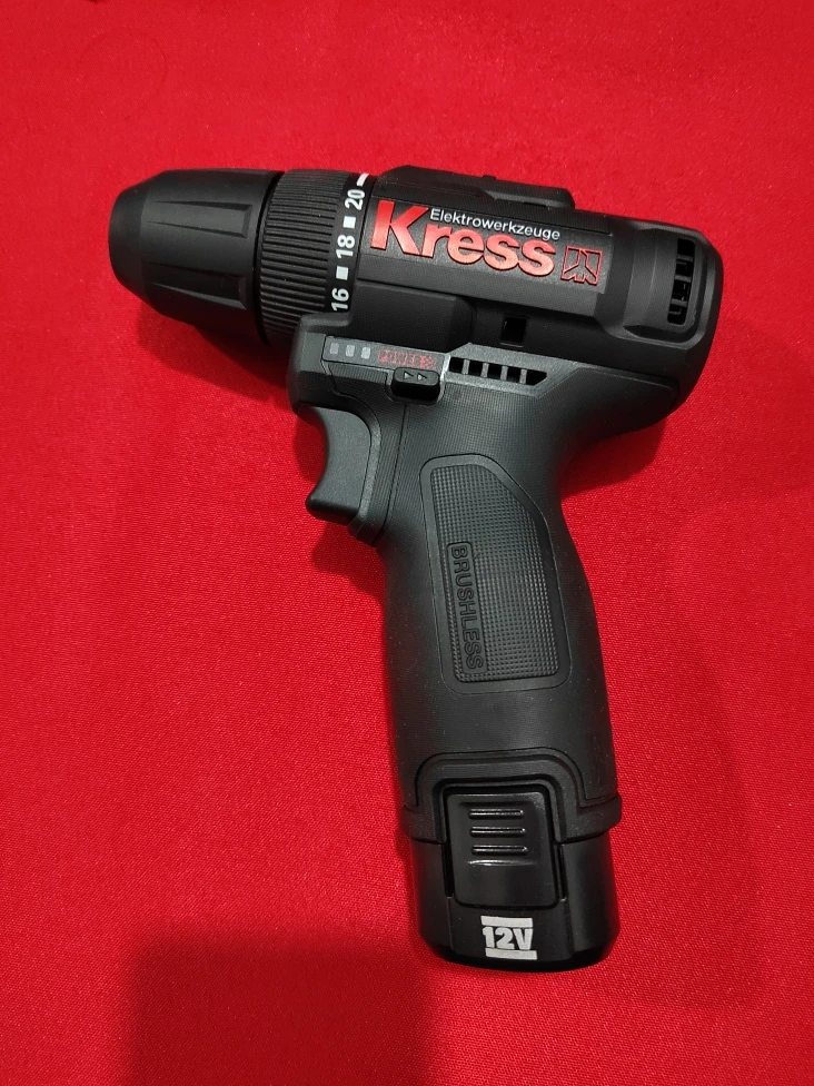kress卡胜ku202无刷12v充电钻锂电手电钻变速电动螺丝刀高速电批