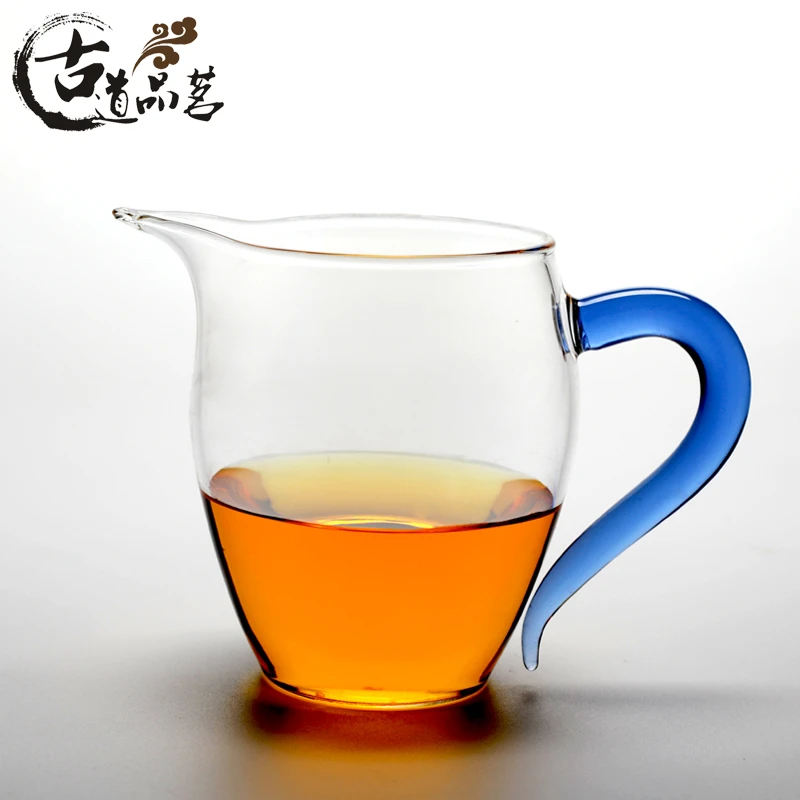 加厚玻璃公道杯耐热功夫茶具配件过滤茶海分茶器大号公杯办公家用