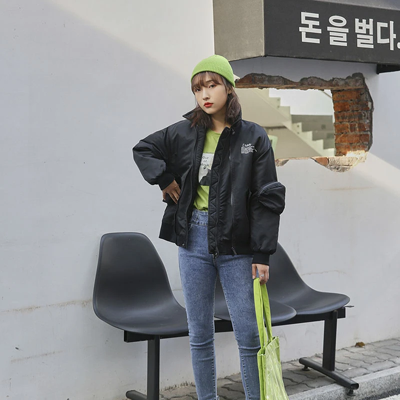 Miffy/米菲 后片大印花夹克棉服 男女同款 3361001204百搭韩版ins