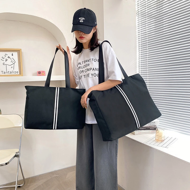 大容量旅行袋轻便单肩行李袋男女防水出差旅游包手提收纳包健身包