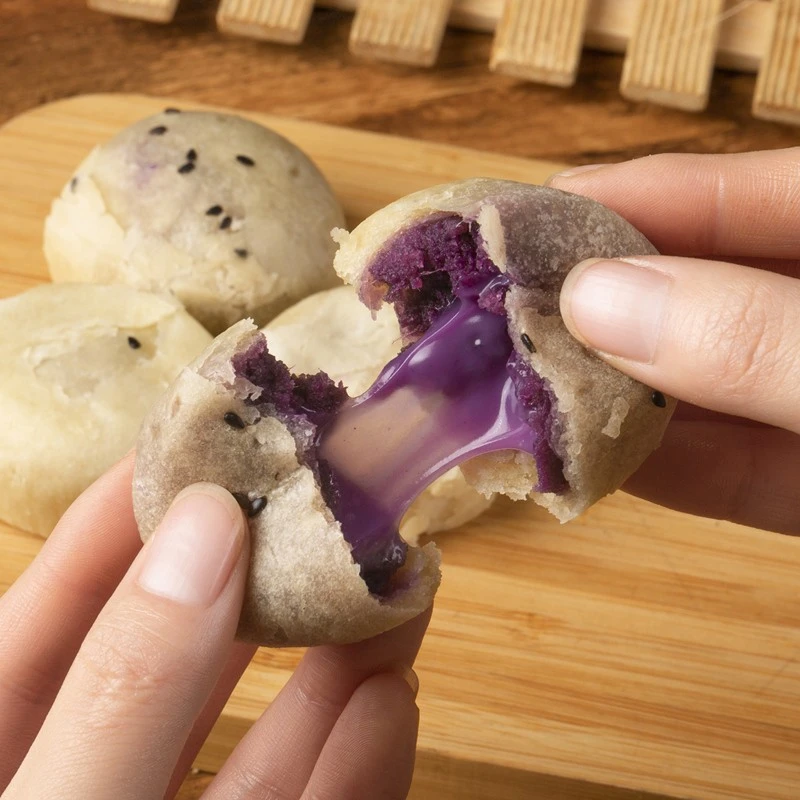 集味先生紫薯麻薯芋泥麻薯饼软糯可口健康代餐糕点220g新鲜手工