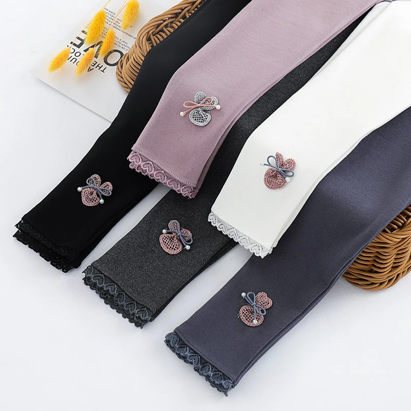 女童打底裤春秋外穿儿童韩版修身长裤女孩宝宝中大童洋气裤子薄款