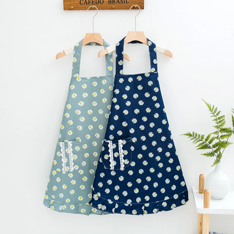 2022新款围裙女家用厨房春夏洋气工作服网红日式防水防油做饭围腰