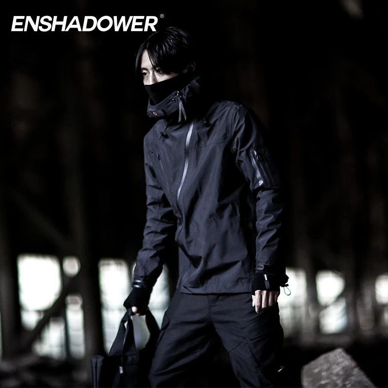 ENSHADOWER 隐蔽者 李现韩商言王一博同款斜拉链冲锋衣