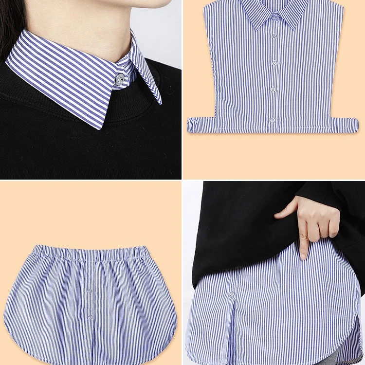 屁帘卫衣打底神器特大码内搭下摆叠穿遮屁股冬季假领子女百搭假领