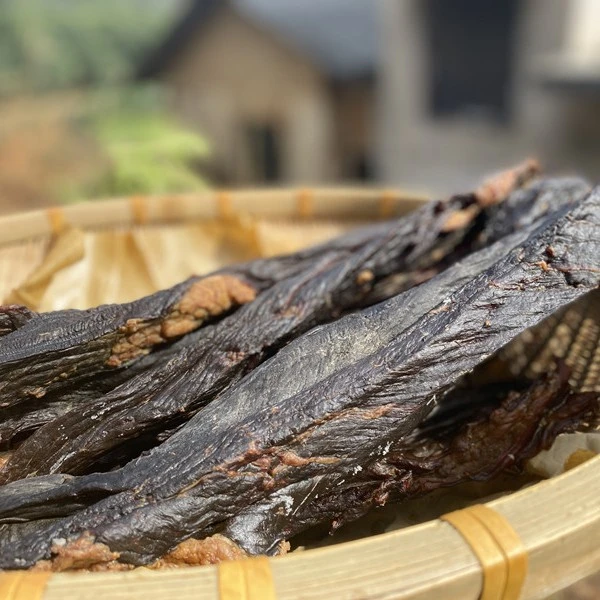 湖南腊味 传统农家米糠烟熏腊牛肉250g