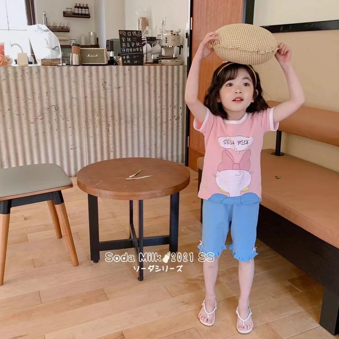 儿童可爱卡通套装小童家居服春夏秋冬