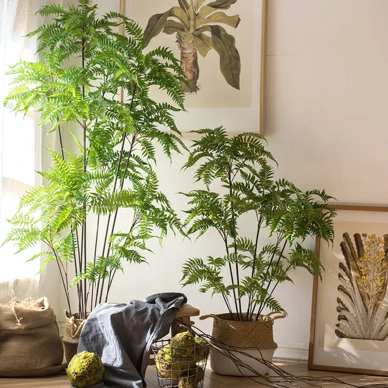 掬涵氧气蕨树仿真植物绿植花卉盆景树装饰摆件落地清新造景
