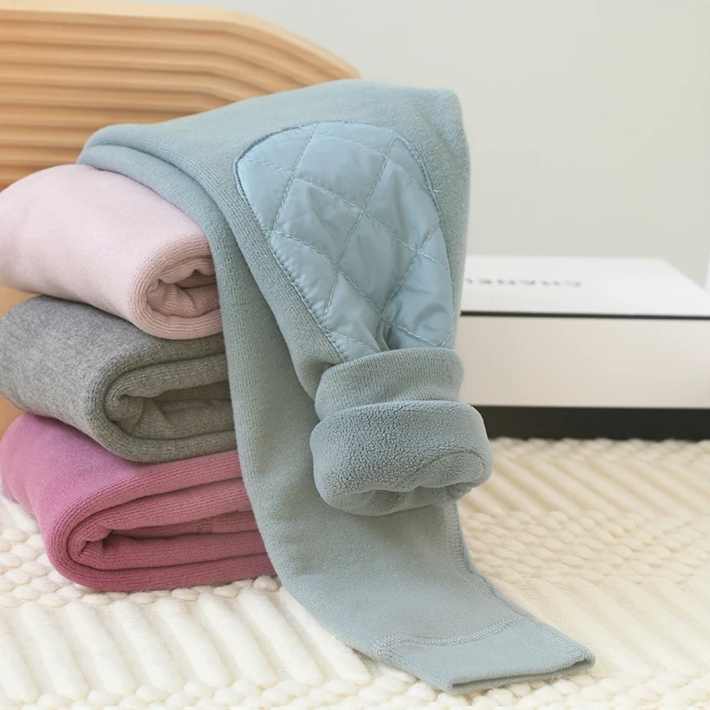 儿童加绒加厚保暖裤 男女童秋冬棉裤小学生外穿内穿打底裤 9903