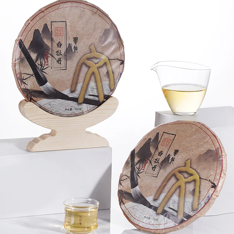 政和白茶 二五区正宗高山白茶 紧压白牡丹茶饼2021