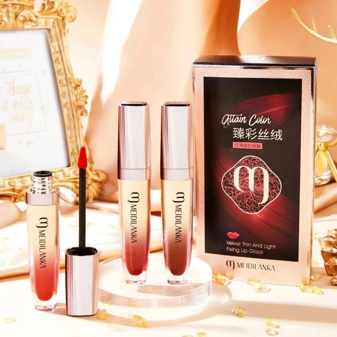 MEIDILANKA丝绒轻薄固色唇釉雾面保湿持妆洋气涂抹修饰多色可选