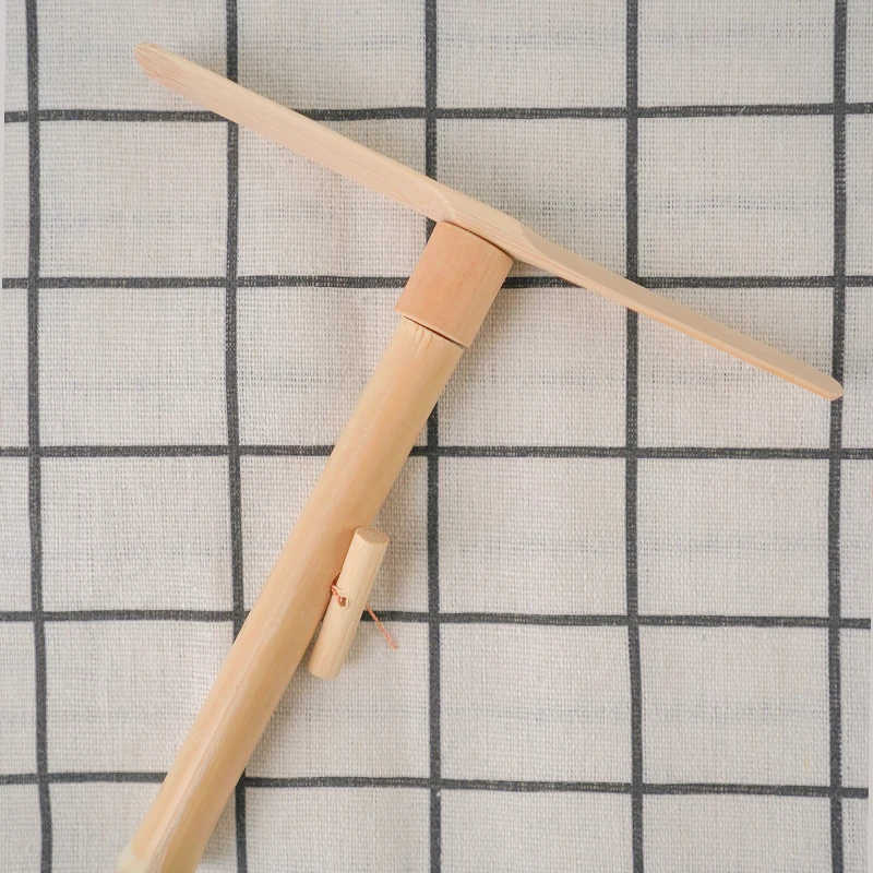 竹居小院儿童手拉竹蜻蜓 手工竹制小玩具学生户外飞天器童年怀旧