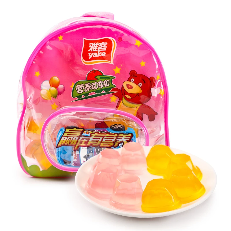 【雅客】六一零食礼包小背包儿童清甜营养食用果冻600g DR02