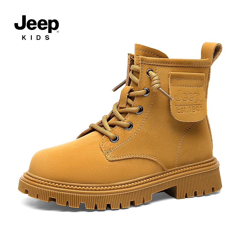 Jeep 二棉雪地靴大黄靴马丁靴加绒保暖冬 标准码26-36.5 21AW6032