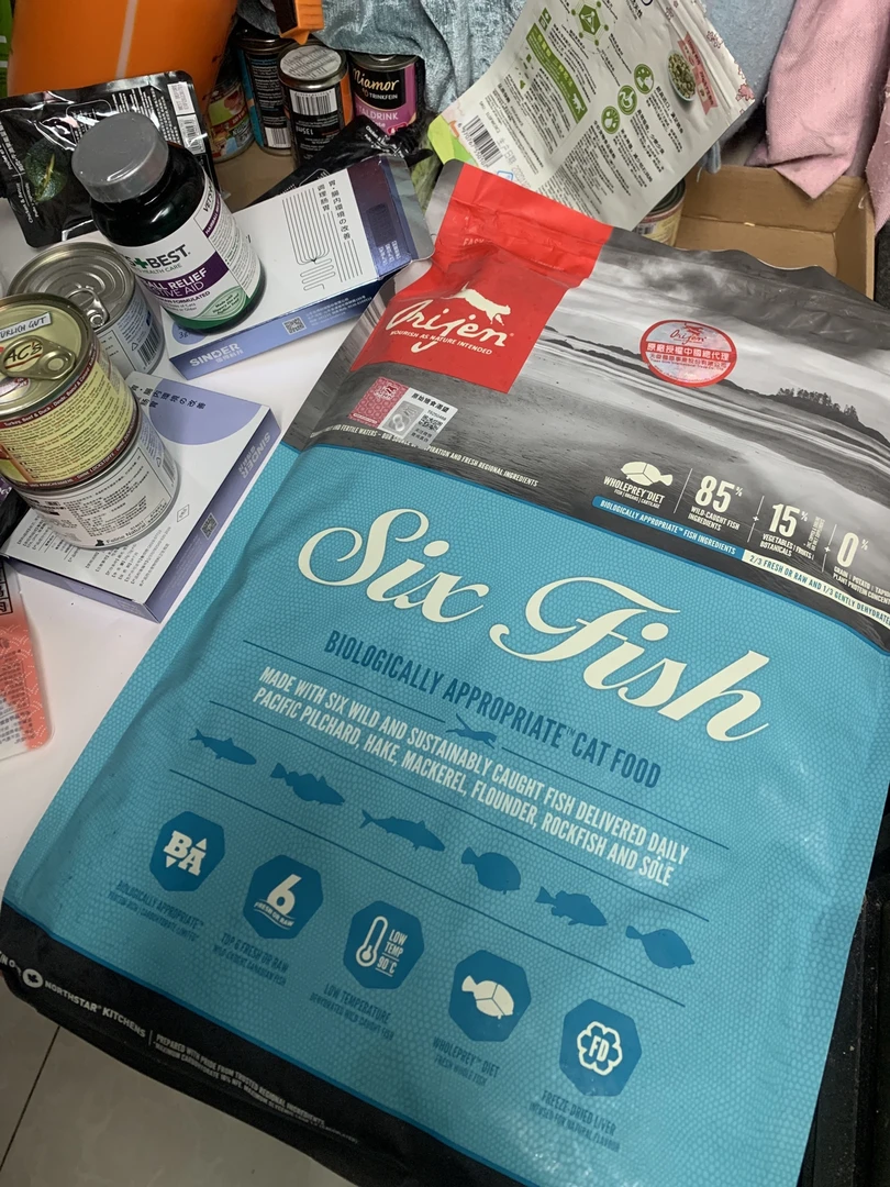 哈尼宝贝布偶猫自己家用的渴望散装500g六种鱼猫咪主粮主食猫粮