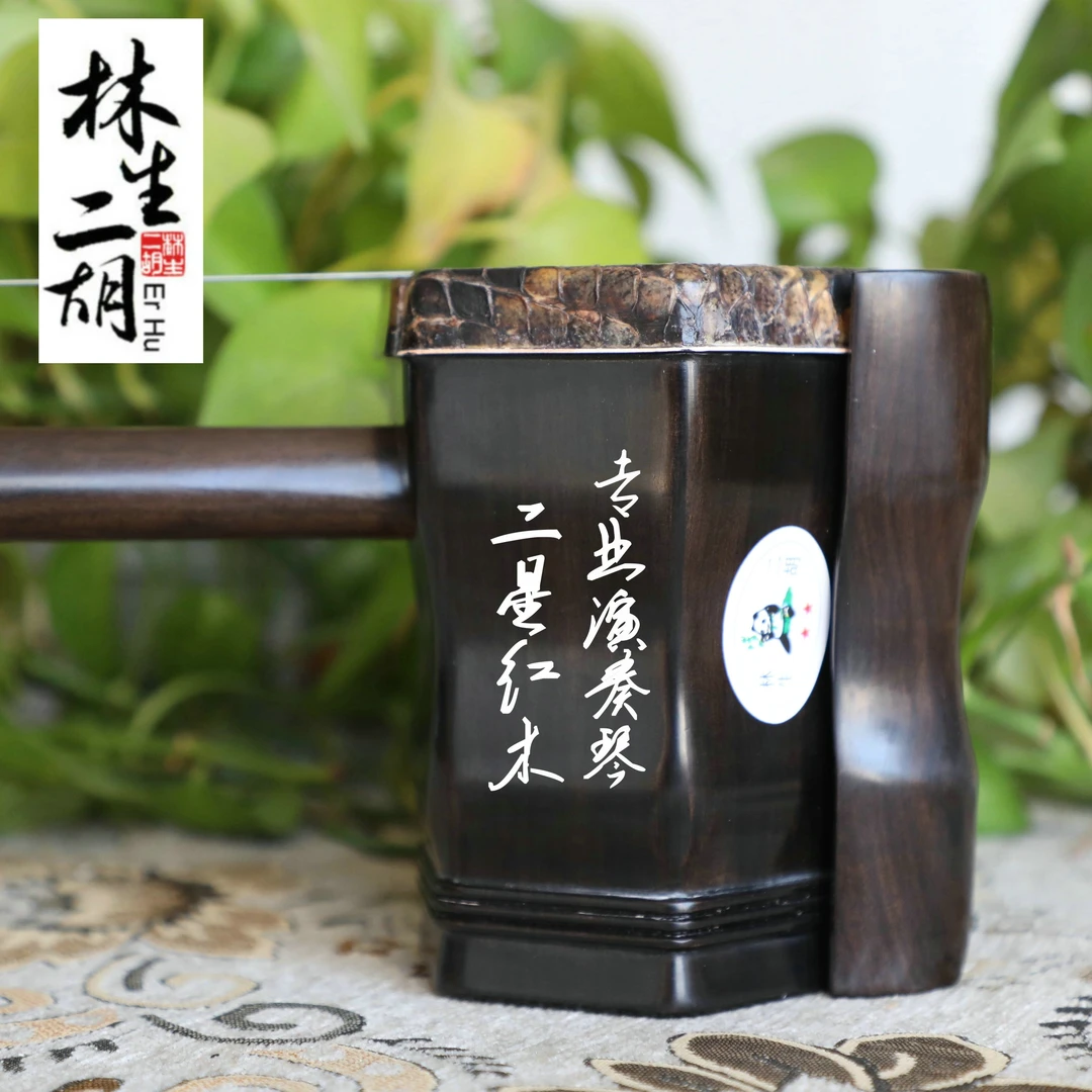 陆林生二胡二星红木演奏琴厂家直销正品视频选琴包邮