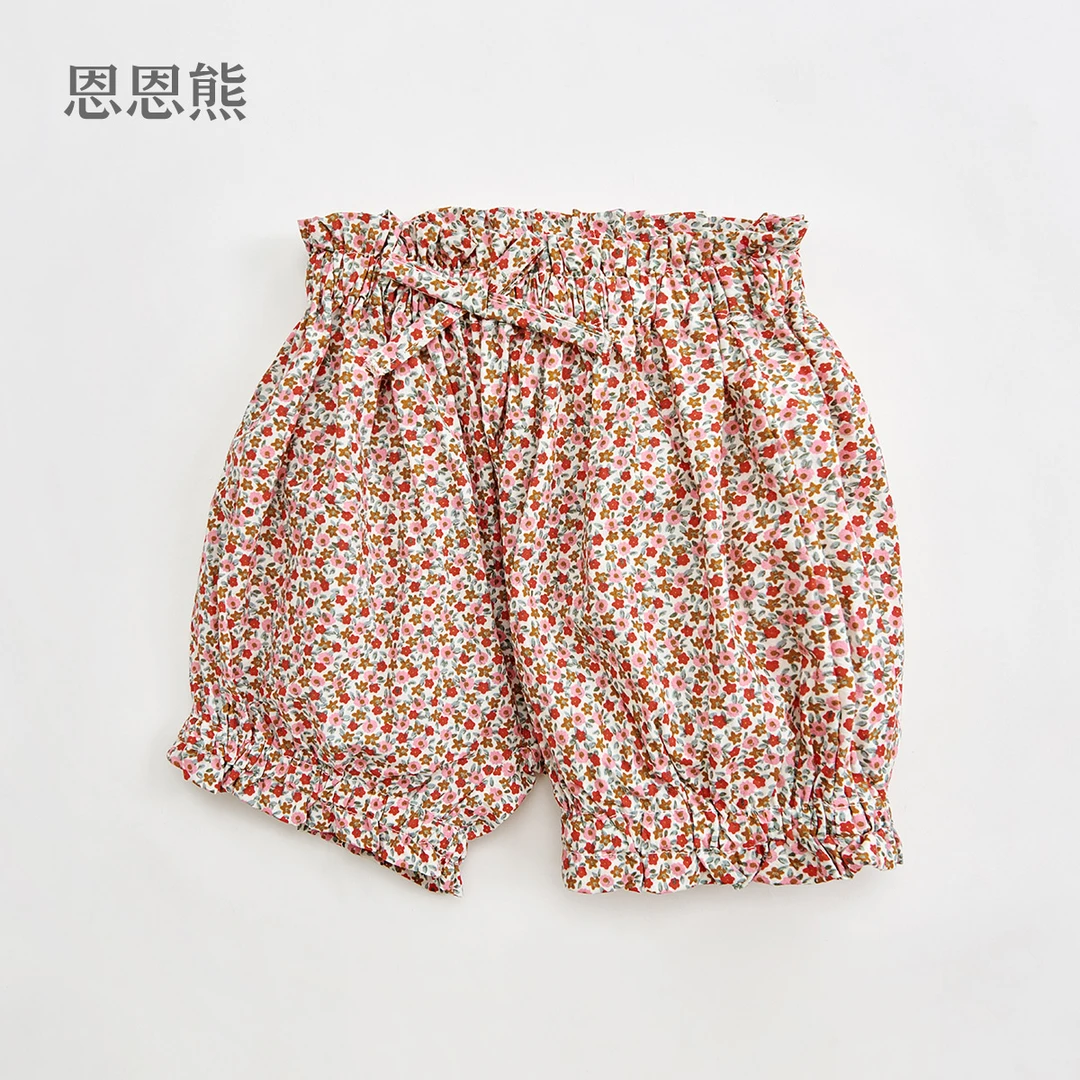 女童夏季森系公主碎花短裤21227