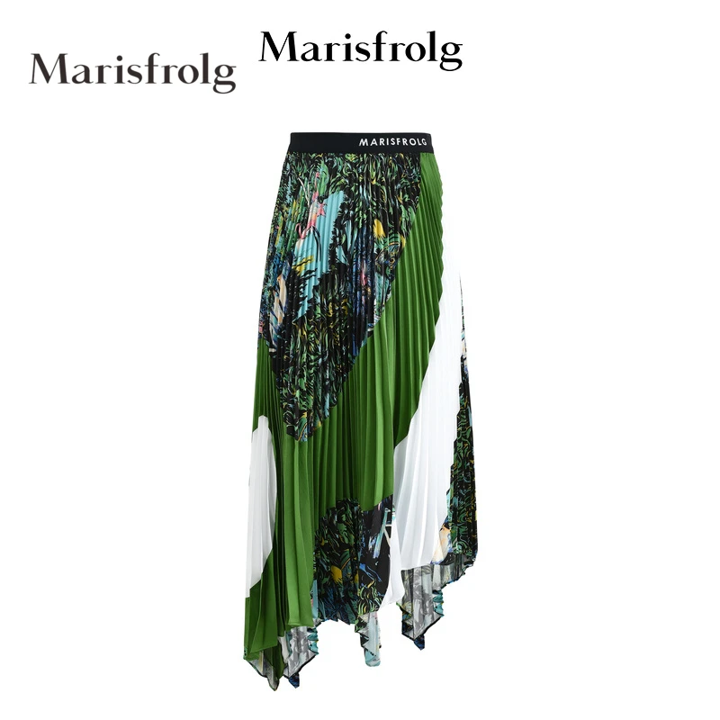 Marisfrolg/玛丝菲尔连衣裙高端气质重工套装休闲设计感半身裙