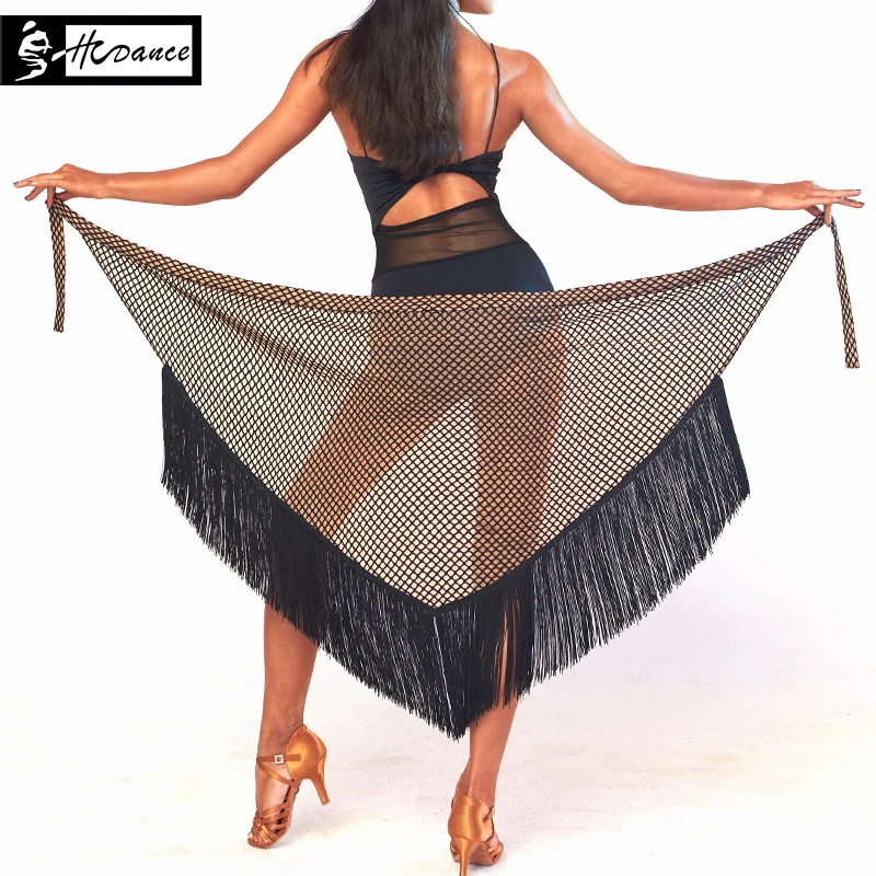 皇朝拉丁舞三角巾成人新款流苏臀巾半身裙国标舞跳舞流苏臀巾A57