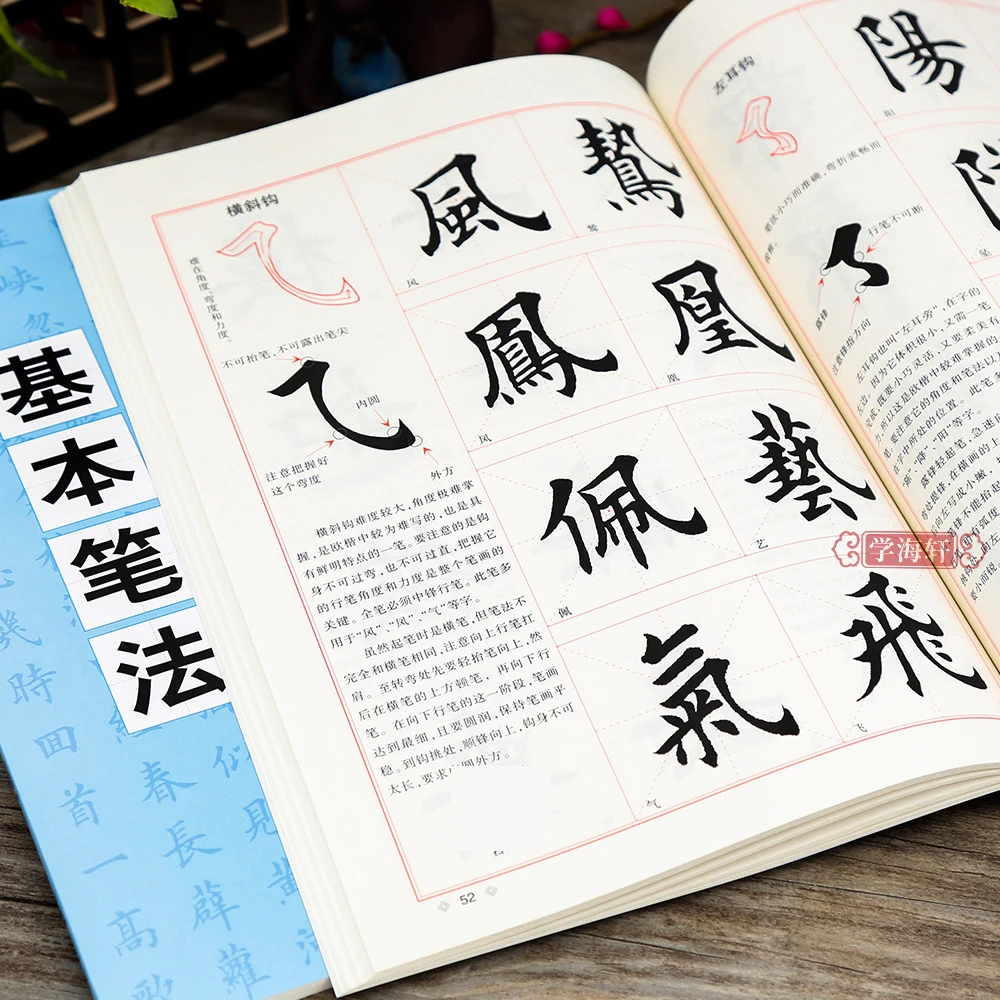 基本笔法田英章毛笔楷书入门教程学生成人初学者毛笔字帖书法楷书