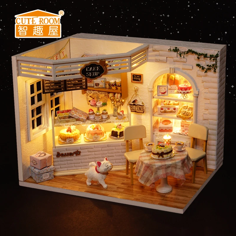 diy小屋蛋糕日记手工拼装模型公主房送女孩礼物男生日玩具