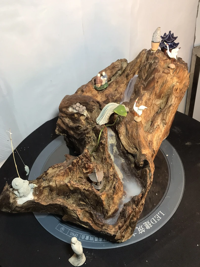 香樟木倒流香摆件