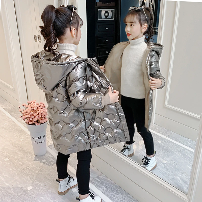 女童中长款棉衣2025新款冬装（方圆棉衣）