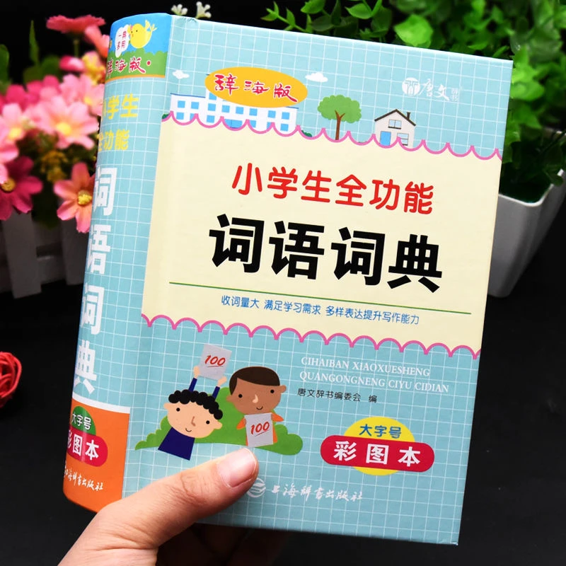 彩图大本正版小学生多功能词语词典语文组词造句解释书大全人教版