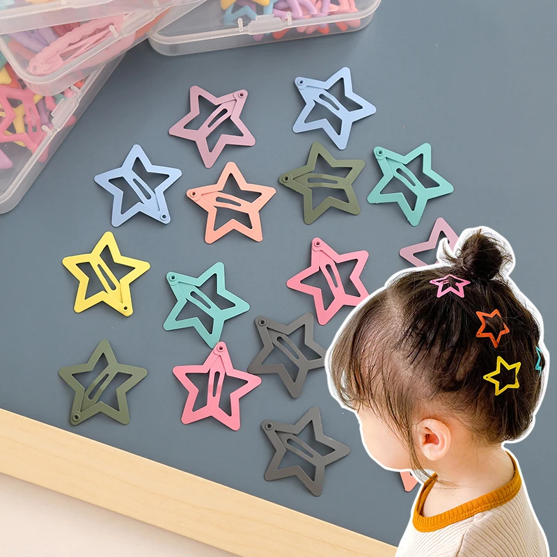 儿童发饰发夹头花刘海夹宝宝发卡星星可爱公主夹子女童头饰bb夹